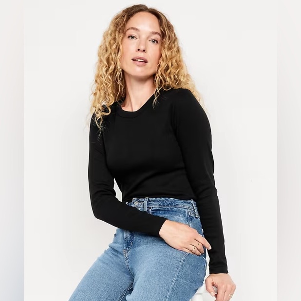 OLD NAVY Thermal long sleeve black jack
